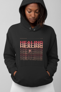 healing hoodie long image