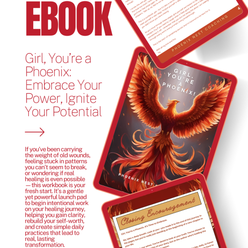 Ebook Mockup - Girl, You're a Phoenix