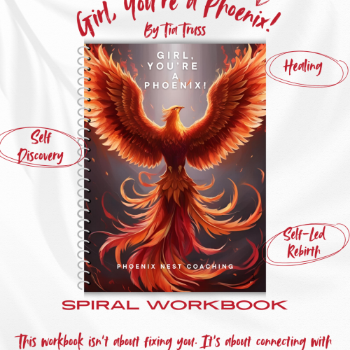 spiral workbook girl you're a phoenix